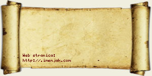 Snežana Simjanović vizit kartica